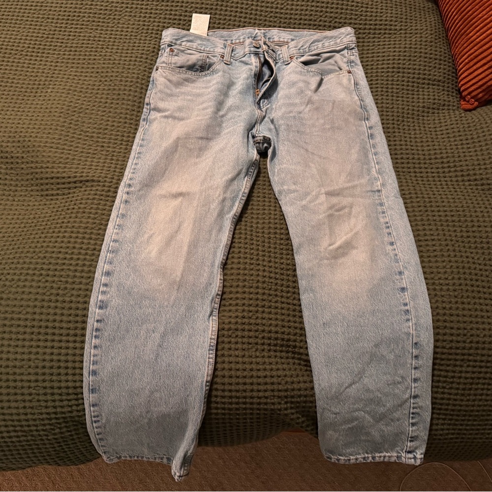 Levi's Men's Relaxed Fit Jeans in Light Blue